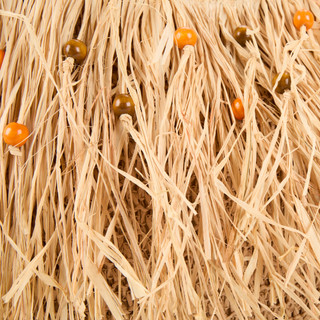 Thumbnail 2: Sun N' Sand Beaded Straw Tote Bag 