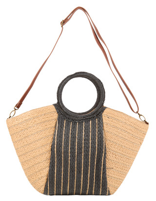Thumbnail 3: Sun N' Sand Straw Shoulder Tote Bag 