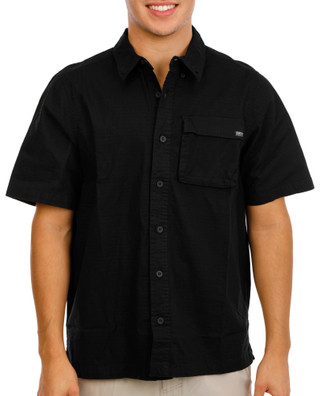 Thumbnail 1: Smith's Workwear Men's Short Sleeve Ripstop Button Down Shirt 