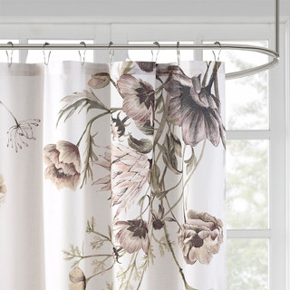 Thumbnail 5: Madison Park Cassandra Printed Cotton Shower Curtain 