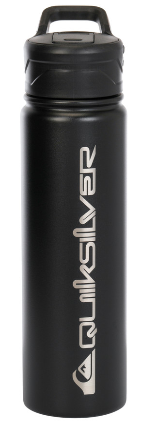 Thumbnail 1: Quiksilver 24 oz Stainless Steel Water Bottle w/ Pop-up Straw 