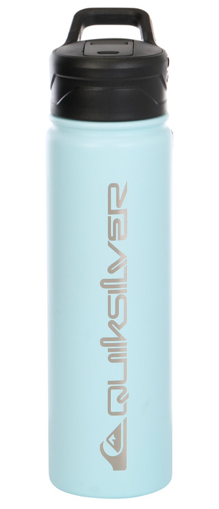 Thumbnail 1: Quiksilver 24 oz Stainless Steel Water Bottle w/ Pop-up Straw 