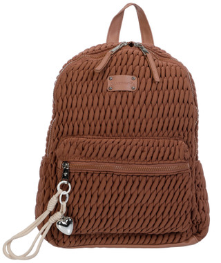 Thumbnail 1: BEARPAW Quilted Woven Laptop Backpack 