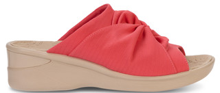 Thumbnail 7: Bzees by Lifestride Women's Smile 3 Coral Scrunch Wedge Sandals 