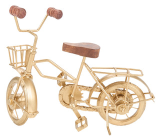 Thumbnail 2: 11x8 Metal and Wood Bike Accent 