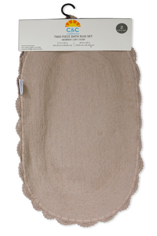 Thumbnail 3: C&C California 2 Pc Bath Rug Set 