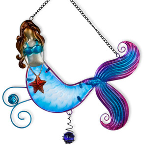 Thumbnail 2: SUNSET VISTA DESIGNS 10x16 Bouncy Mermaid Hanging Decor 