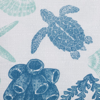 Thumbnail 2: BEACH HOUSE 13 Pc Reef Shower Curtain Set 