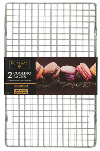 Thumbnail 1: Bombay 2 Pk Nonstick Cooling Rack Set 