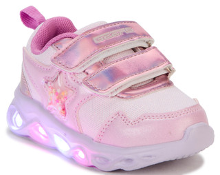 Thumbnail 1: Geers Toddler Girls 2 Strap Lighted Jogger Sneakers 