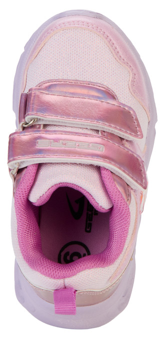 Thumbnail 4: Geers Toddler Girls 2 Strap Lighted Jogger Sneakers 
