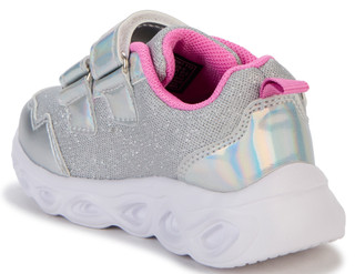 Thumbnail 4: Geers Toddler Girls 2 Strap Lighted Jogger Sneakers 