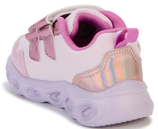 Thumbnail 5: Geers Toddler Girls 2 Strap Lighted Jogger Sneakers 