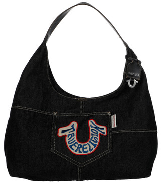 Thumbnail 1: True Religion Retro Denim Hobo Bag 