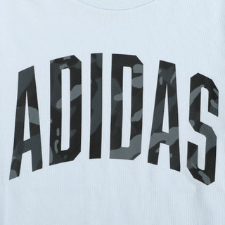 Thumbnail 3: Adidas Big Boys Short Sleeve Camo Logo Tee 