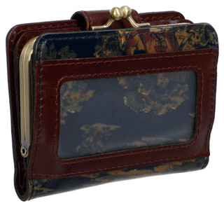 Thumbnail 2: PATRICIA NASH DESIGNS Vintage Wallet with Kiss Lock Coin Purse 