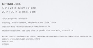 Thumbnail 3: Everyday By Martha Stewart 2 Pc Bath Rug Set 