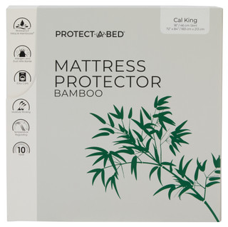 Thumbnail 1: Protect-A-Bed California King Size Bamboo Mattress Protector 