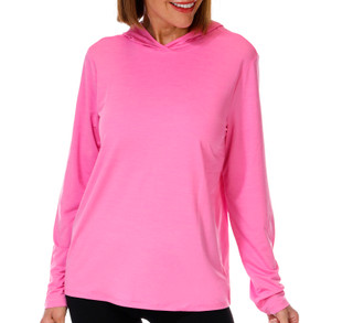 Thumbnail 1: Life is Good Women's Long Sleeve Hooded Performance Top 