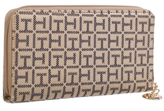 Thumbnail 3: Tommy Hilfiger Monogram Zip Around Wallet with Logo Charm 