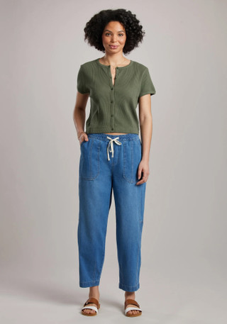 Thumbnail 4: SUPPLIES BY UNIONBAY Womens Bryce Drapey Denim Pant 