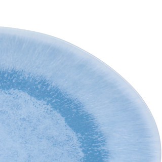 Thumbnail 2: ABODE Reactive Blue Oval Platter 