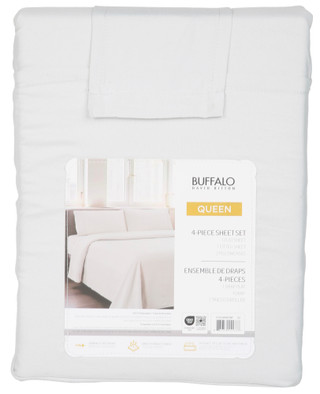 Thumbnail 2: Buffalo David Bitton Queen 4 Pc Micro Washed Sheet Set 