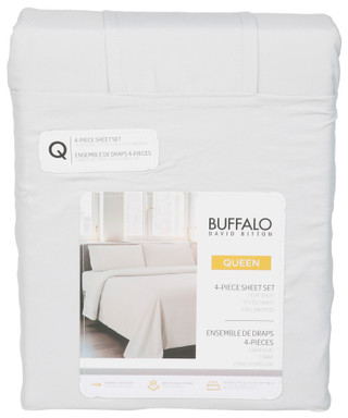 Thumbnail 1: Buffalo David Bitton Queen 4 Pc Micro Washed Sheet Set 