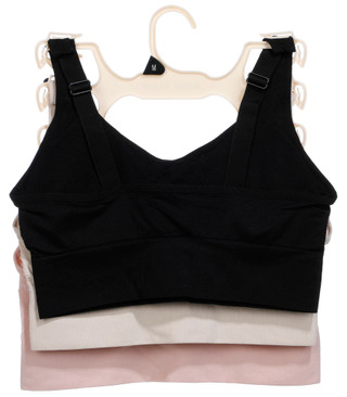 Thumbnail 2: ANNE KLEIN Women's 3 Pk Ribbed Comfort Bras 