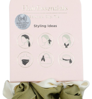 Thumbnail 2: Hair Essentials 2 Pk Ponytail Scarf Scrunchies 