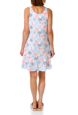 Thumbnail 5: REEL LEGENDS Women's Sleeveless Active Pucker Dress 