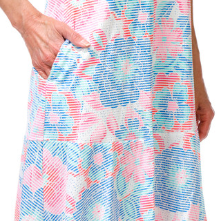 Thumbnail 3: REEL LEGENDS Women's Sleeveless Active Pucker Dress 