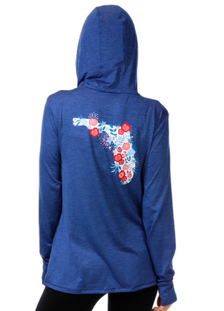 Thumbnail 3: REEL LEGENDS Women's Outdoor Long Sleeve Hooded Top 