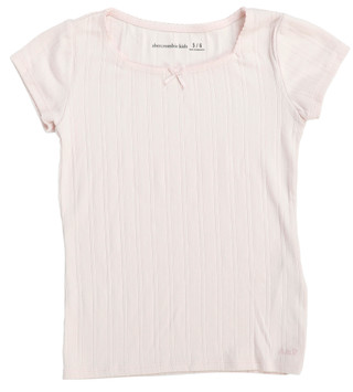 Thumbnail 1: Abercrombie & Fitch Girls Short Sleeve Textured Top 