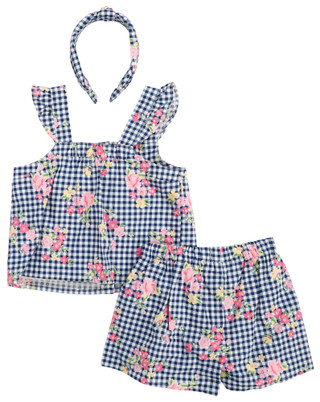 Thumbnail 2: B TWEEN Little Girls 3 Pc Shorts Set 
