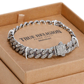 Thumbnail 2: True Religion Men's Rhinestone Chain Bracelet 