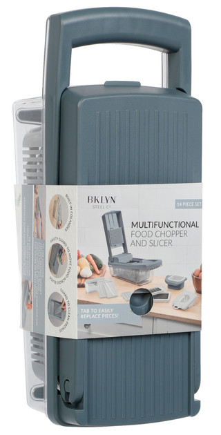Thumbnail 1: Brooklyn Stel Co. Multifunctional Food Chopper and Slicer 