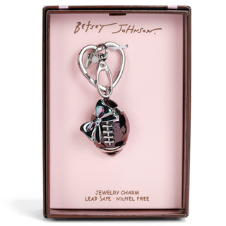 Thumbnail 1: Betsey Johnson Women's Football Bag Charm 