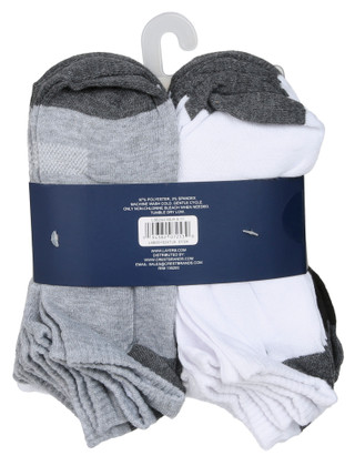 Thumbnail 2: Layer 8 Boy's 20 Pk No Show Socks 