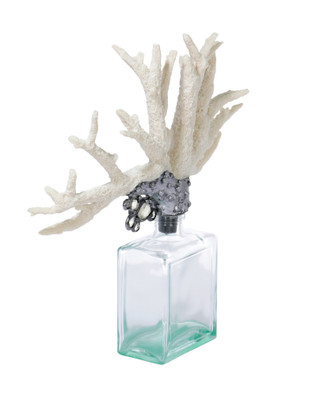 Thumbnail 4: Contrast Glass Coral Home Accent 