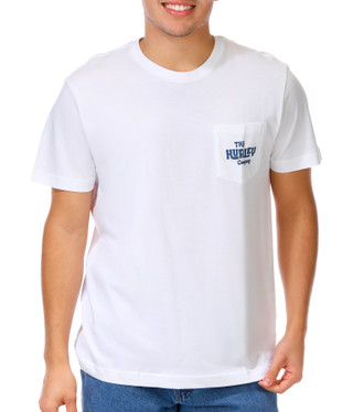 Thumbnail 1: Hurley Men's Logo Hula Graphic Pocket Tee 
