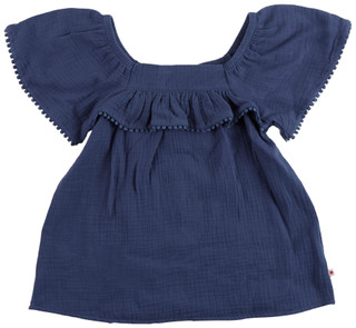 Thumbnail 1: Lucky Brand Big Girl's Short Sleeve Flutter Gauze Top 