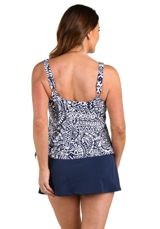 Thumbnail 2: Maxine of Hollywood Womens Bohemia Faux Skirtini  