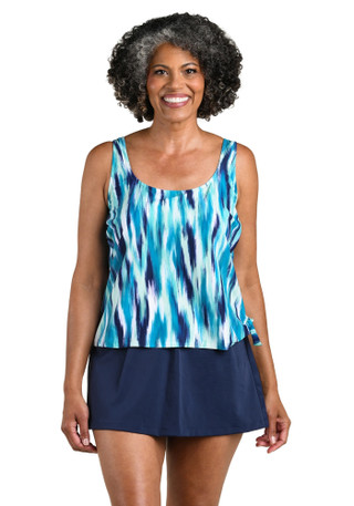 Thumbnail 1: Maxine of Hollywood Womens Crystal Faux Skirtini 