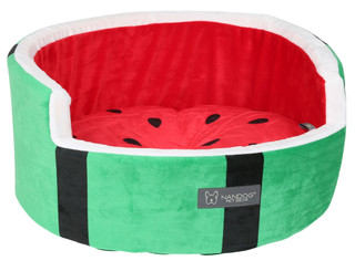 Thumbnail 1: NanDog 18 in Watermelon Pet Bed with Pillow 