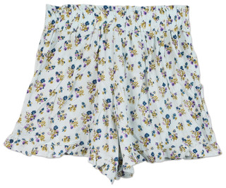 Thumbnail 2: Angie Juniors Ruffled Shorts with Bow at Waist 