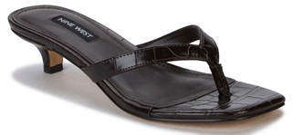 Thumbnail 1: NINE WEST Women's Cassa3 Thong Dress Slide 