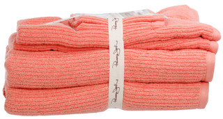 Thumbnail 2: Panama Jack 6 Pc Cotton Ribbed Texture Bath Towel Set 