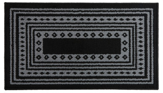 Thumbnail 1: French Connection 20x34 Riviera Border Accent Rug 