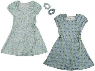 Thumbnail 1: B TWEEN Big Girl's 2 Pk Knit Faux Wrap Dresses Set 